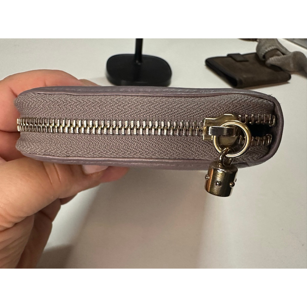 Gucci Zip Around Wallet Purple/Gray One Size - Picture 3 of 8